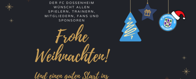 Frohe Weihnachten FC Dossenheim